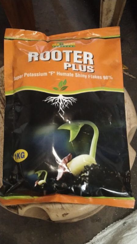 Rooter Plus Super Potassium F Humate Shiny Flakes - Application: Agriculture