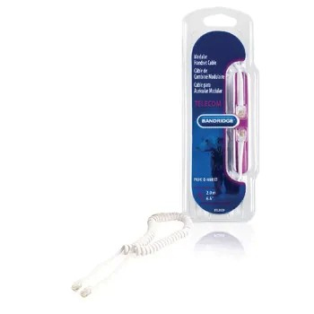 Bandridge Telephone Cable White [Btl2029] - Conductor Diameter: Approximately 0.4 Mm