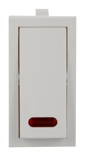 Anchor Roma Fe 21077 20 Amp Modular Neon One Way Switch (Pack Of, White) - Color: White