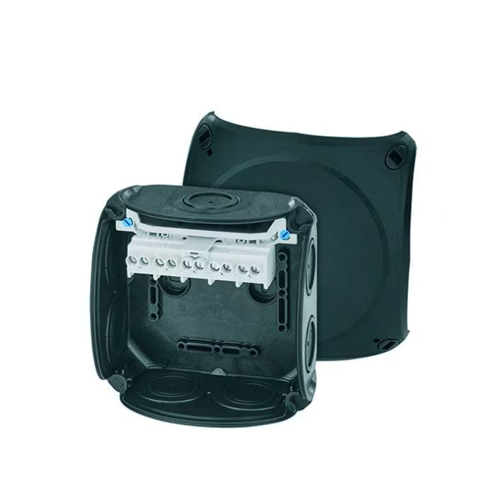 Hensel Enycase Dk Polypropylene Cable Junction Boxes - Color: Black