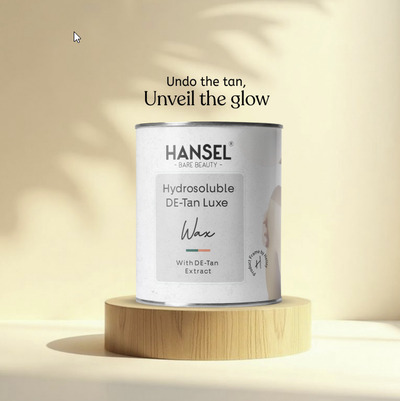 800 Gm De-Tan Luxe Hydrosoluble Wax - Application: Personal