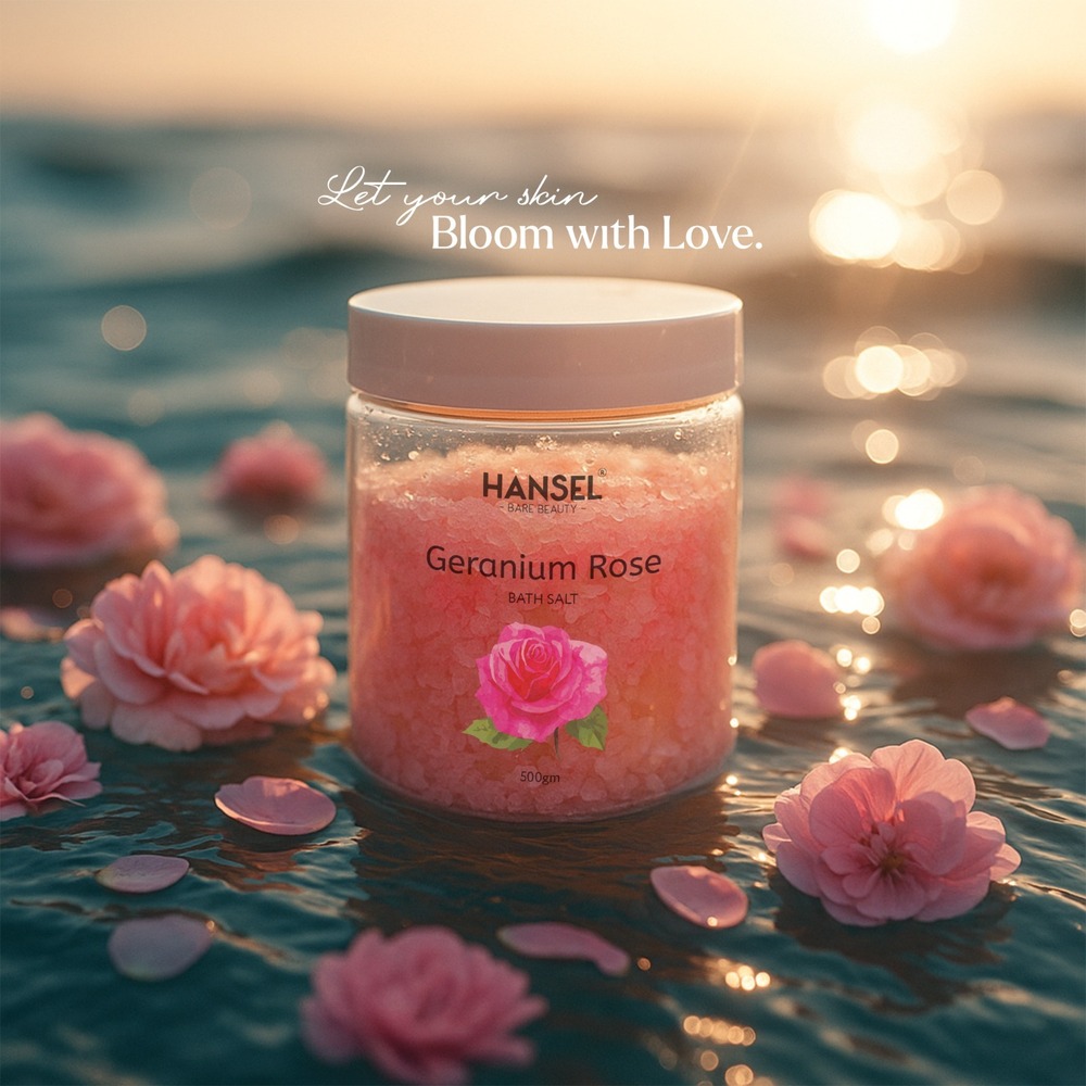 500 gm Geranium Rose  Salt
