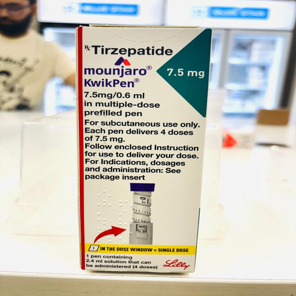 Tirzepadite 7.5 mg (mounjaro KwikPen)