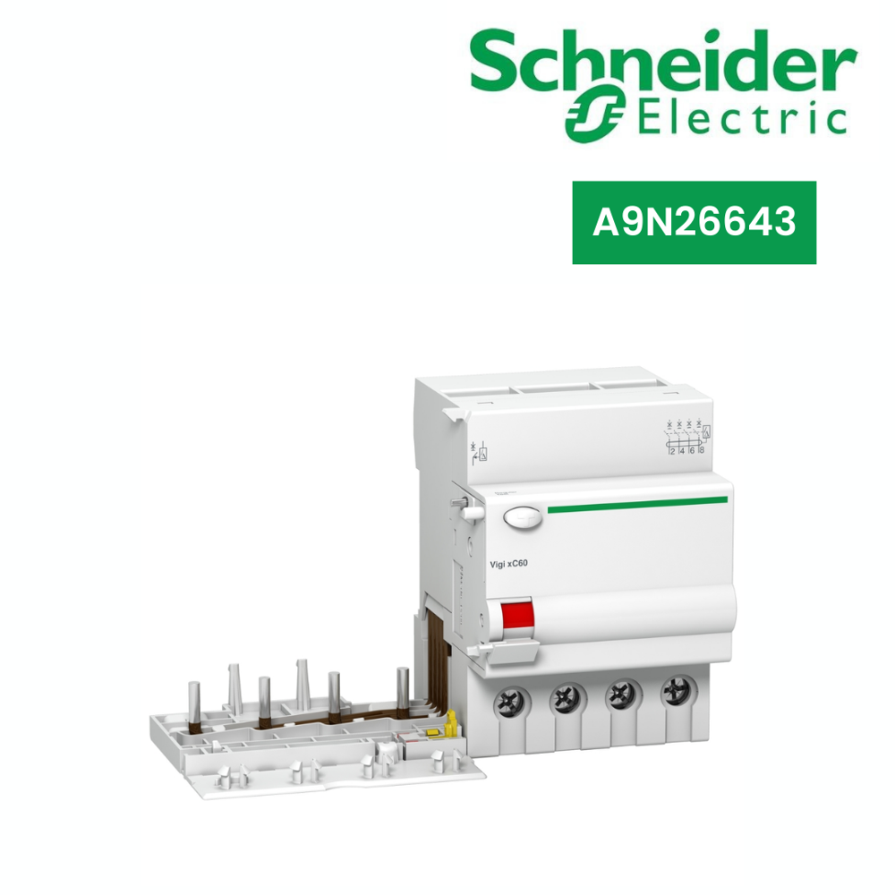 A9N26643-VIGI XC60- earth leakage add-on block 4P 63A AC 30MA