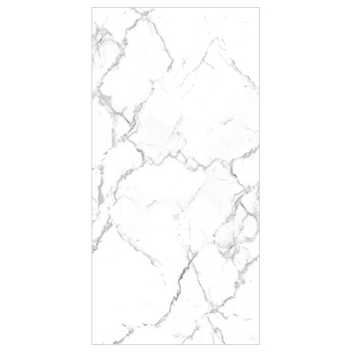 600X1200 Mm Calcatta White Gvt-Pgvt Glossy Floor Tile - Feature: Acid-Resistant