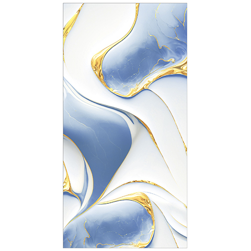 600X1200 Mm Ebony Blue Gold Gvt-Pgvt Golden Glossy Tile - Feature: Acid-Resistant