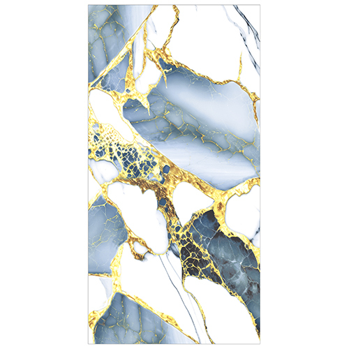 600X1200 Mm Golden Ocean Blue Gvt-Pgvt Golden Glossy Floor Tile - Feature: Acid-Resistant