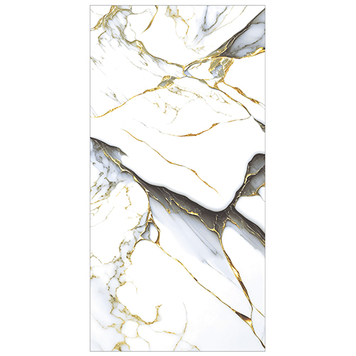 600X1200 Mm Golderi Black Gvt-Pgvt Golden Glossy Floor Tile - Feature: Acid-Resistant