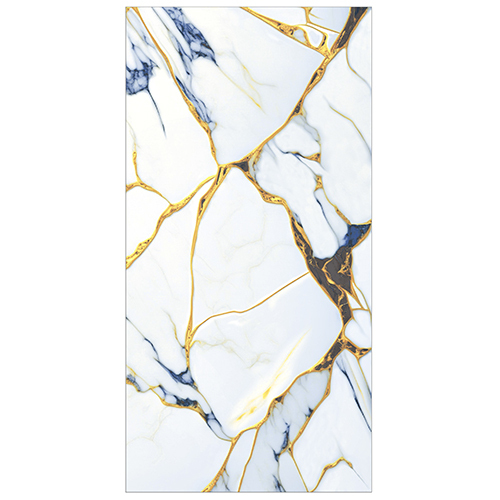 600X1200 Mm Luxury Gold Gvt-Pgvt Golden Glossy Floor Tile - Feature: Acid-Resistant