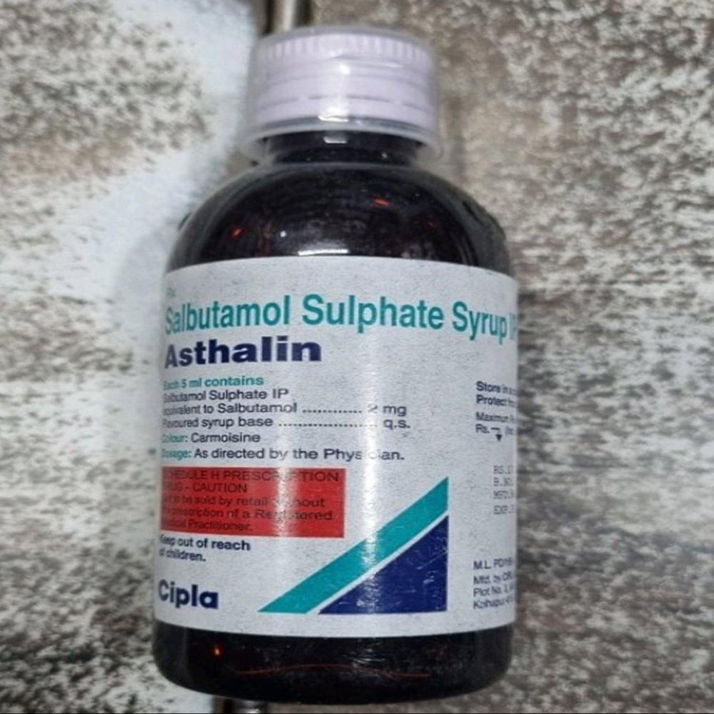 Asthalin Salbutamol (2mg/100ml) Syrup