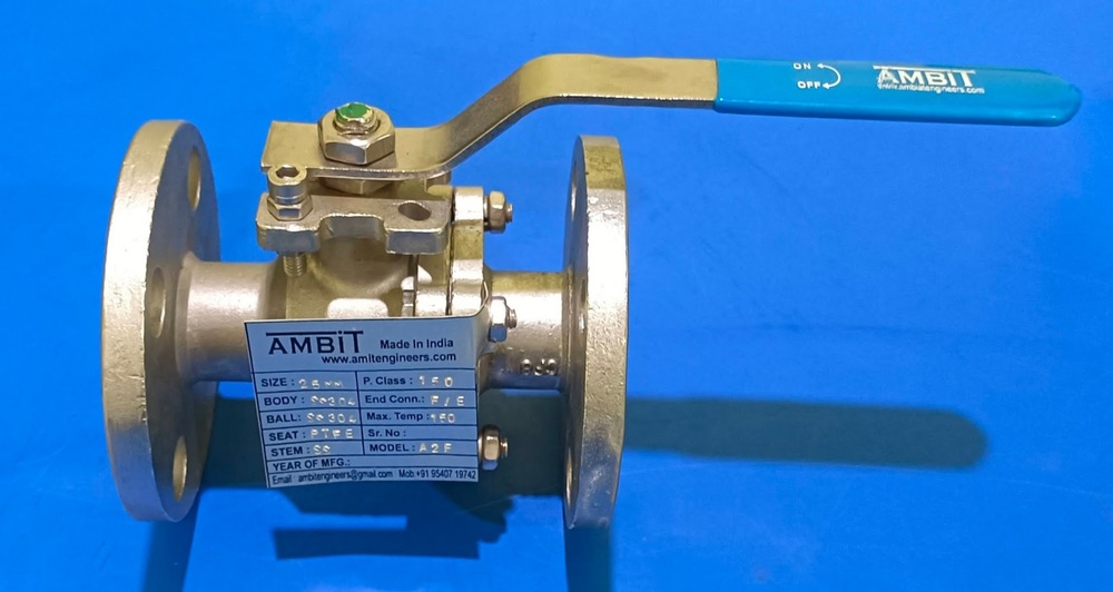 Ss 2 Pc Ball Valve - Finish: Polished