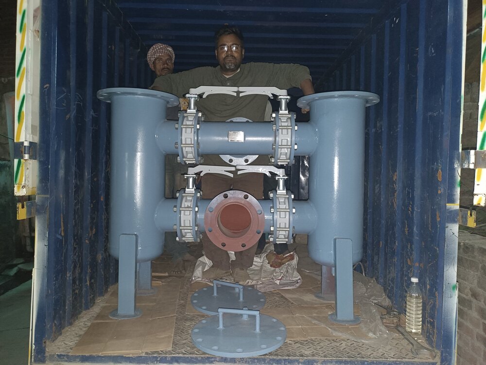 Ms Duplex Basket Strainer - Capacity: 50 M3/hr