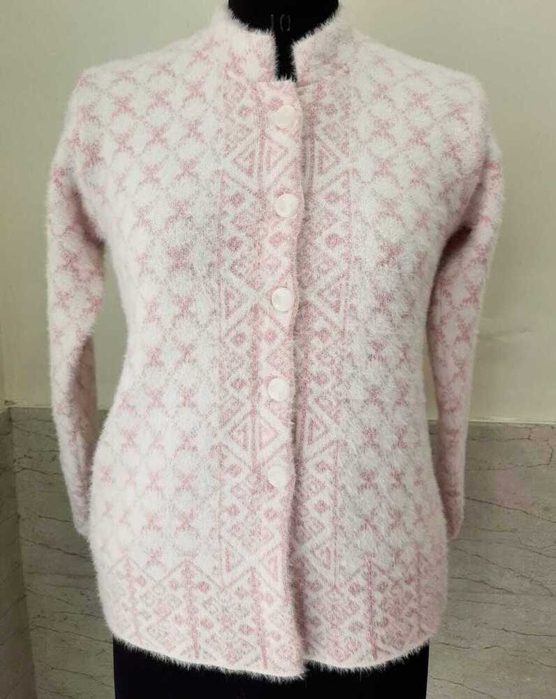 Ladies Pink Cardigan - Design: Plain