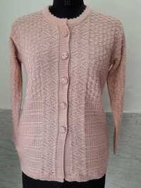Ladies Baby Pink Cardigan