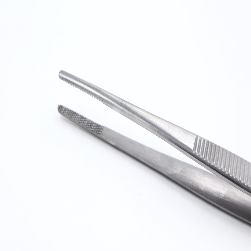 Dissecting Forceps Plain 6 Inch - Stainless Steel, 6 Inches Long, Silver Finish | Smooth Jaws For Gentle Tissue Handling, Ergonomic Textured Grip