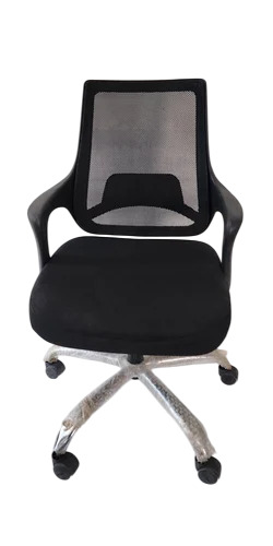 Low Back Office Chair - Color: Black