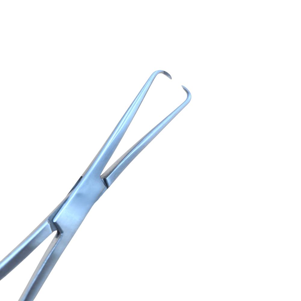 Tenaculum Forceps 6-inch - Stainless Steel, Polished Finish | Manual Operating Type, Portable Design, Essential For Surgical Precision