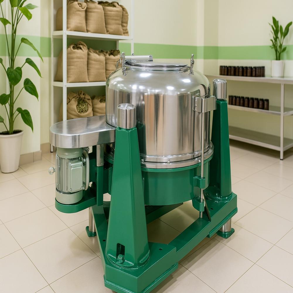 Repair Oil SS904L Continuous Bottom Discharge Vertical Basket Centrifuge