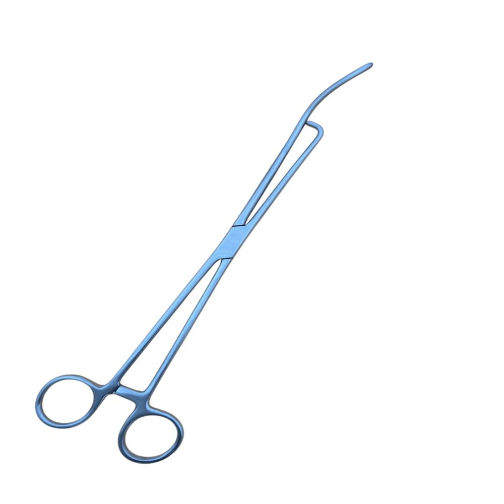 Tenaculum with Manipulator 10 Inch - Stainless Steel, 10 Inches Long, Silver Finish | Ratcheted Locking Handles, Ergonomic Finger Rings, Portable Design