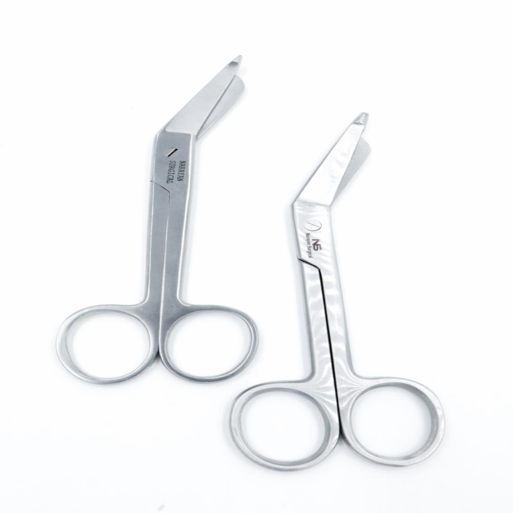 Plaster Cutting Scissors (6-Inch) Pack of 2 - Stainless Steel, Ergonomic Handles, Silver, Angled Blades with Serrated Edges for Precision Cutting