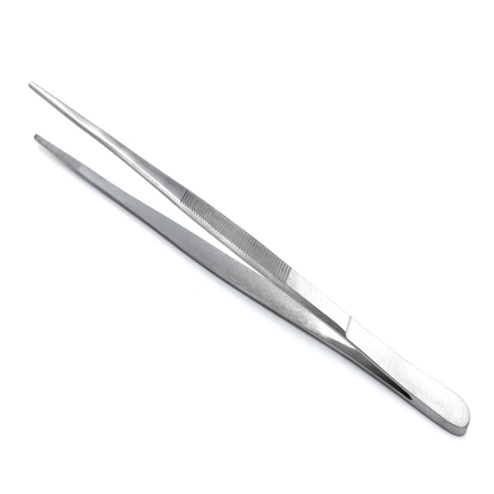 Dissecting Forceps Plain 10 Inch - Stainless Steel , 10 Inch Length, Silver Color, Polished Finish, Non-toothed Jaws For Gentle Tissue Handling