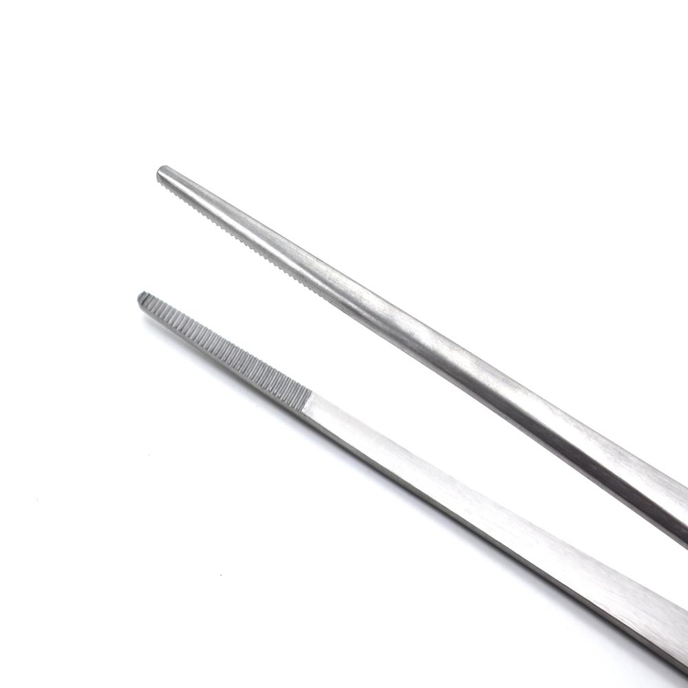 Dissecting Forceps Plain 10 Inch - Stainless Steel , 10 Inch Length, Silver Color, Polished Finish, Non-toothed Jaws For Gentle Tissue Handling