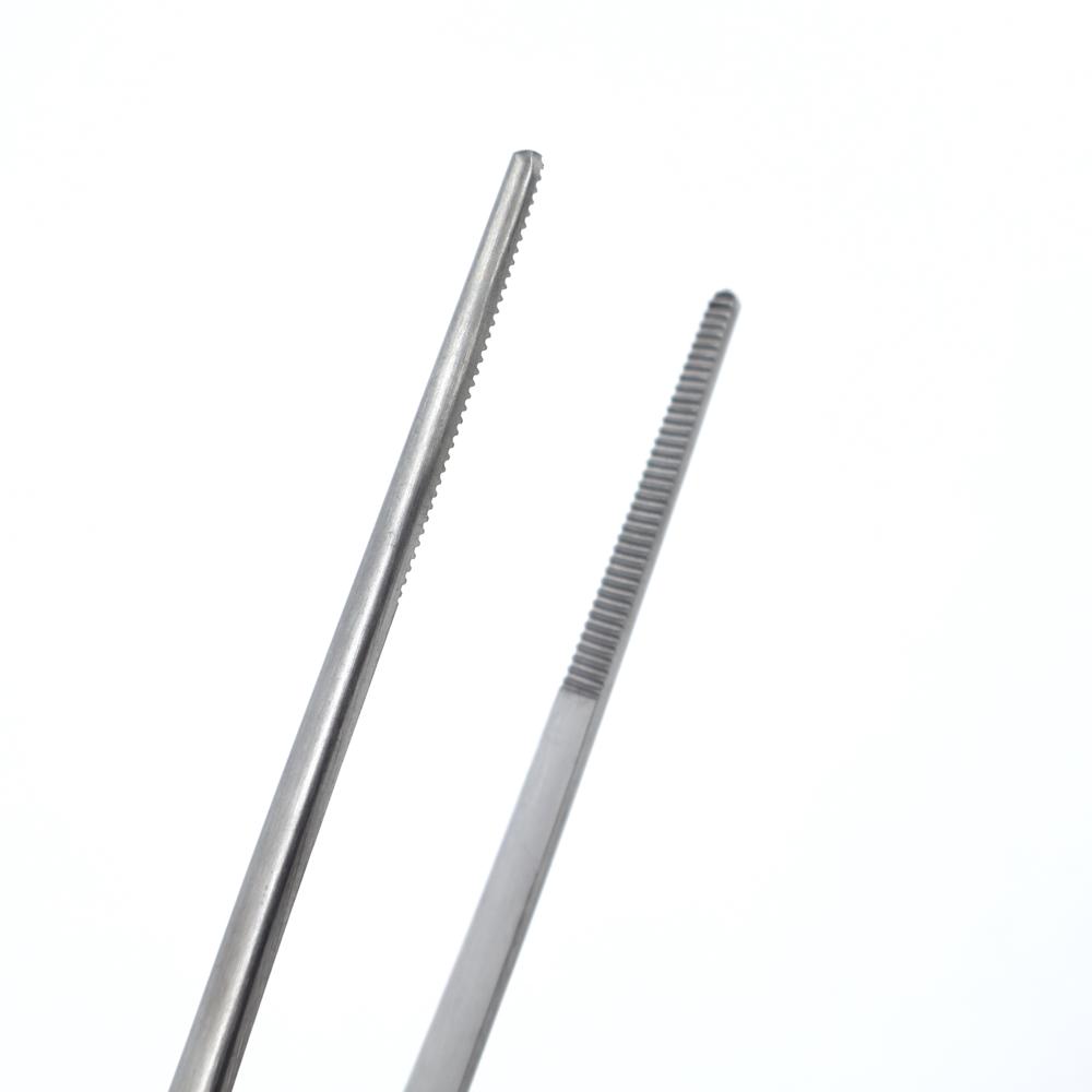 Dissecting Forceps Plain 10 Inch - Stainless Steel , 10 Inch Length, Silver Color, Polished Finish, Non-toothed Jaws For Gentle Tissue Handling