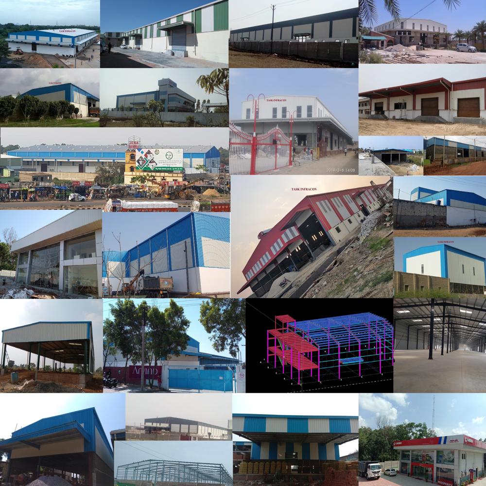 Light Weight Steel Structures - Color: As Per Requirement