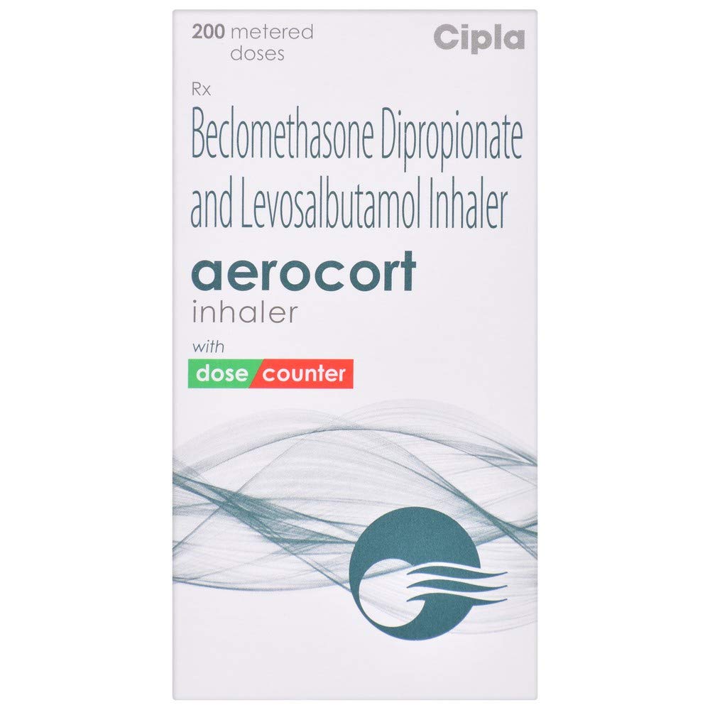 Aerocort Levosalbutamol + Beclometasone Inhaler