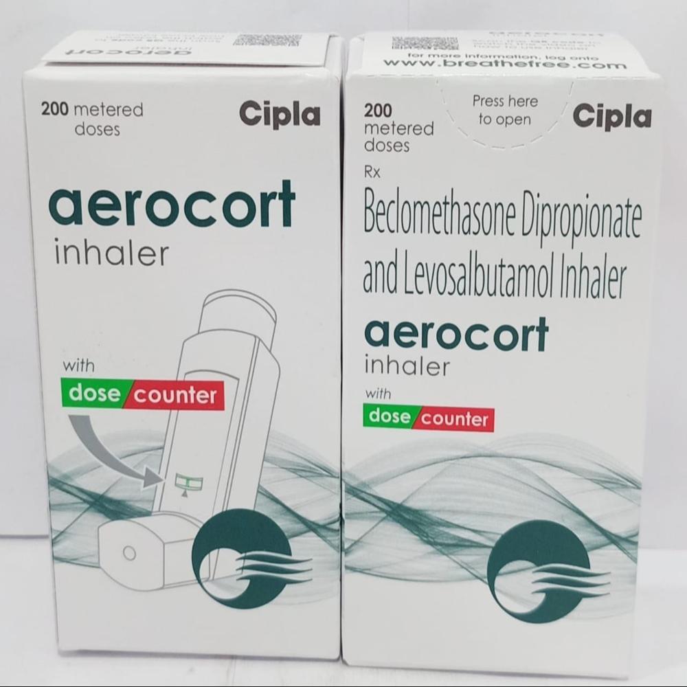 Aerocort Levosalbutamol + Beclometasone Inhaler