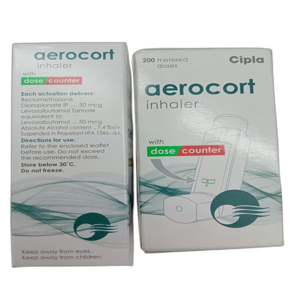 Aerocort Levosalbutamol + Beclometasone Inhaler - Drug Type: General Medicines