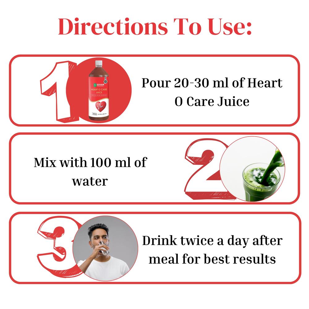 Sovam Heart O Care Juice 1000ml - Age Group: For Adults