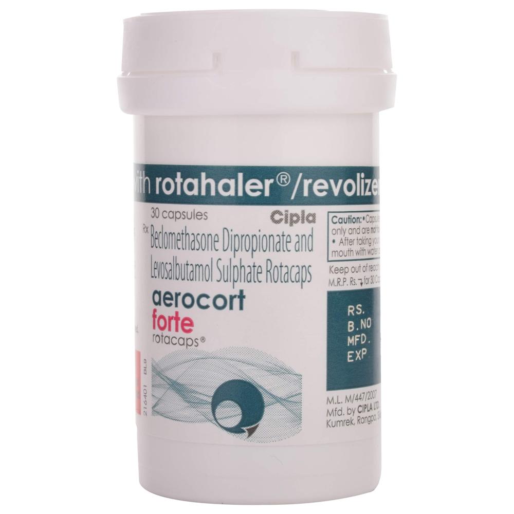 Aerocort Forte Levosalbutamol + Beclometasone Rotacap - Drug Type: General Medicines