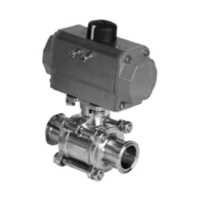 Clamped Three Piece Ball Valve