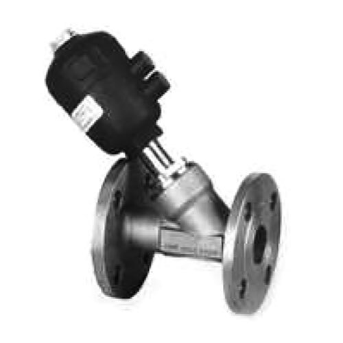 Pneumatic Angle Valve Flange End