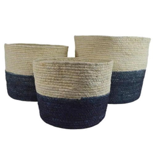 Jute Basket - Color: White