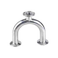 Tri Clamp U Shaped Return Bend 3 Ways - Material: Stainless Steel
