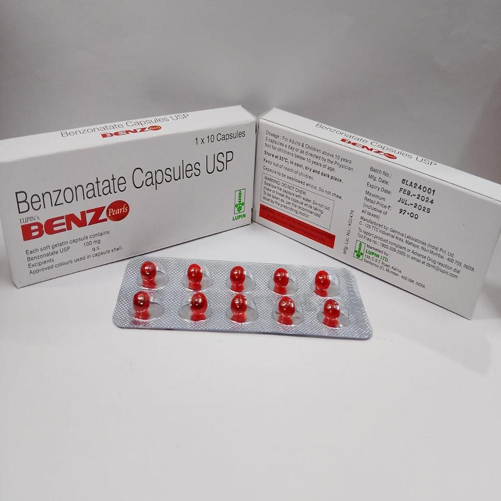Lupins Benz Pearls Benzonatate (100mg) Capsule