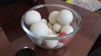 50mm Sieve Cleaning Rubber Ball For Flour, Rice, Grain And Seed Mills - Color: White