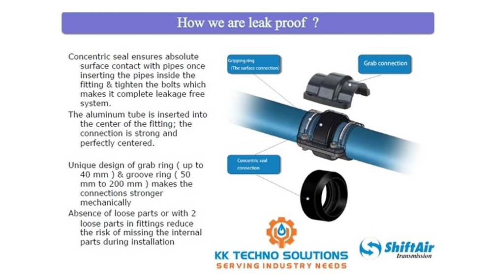 Air Pipe Fitting - Application: Industrial