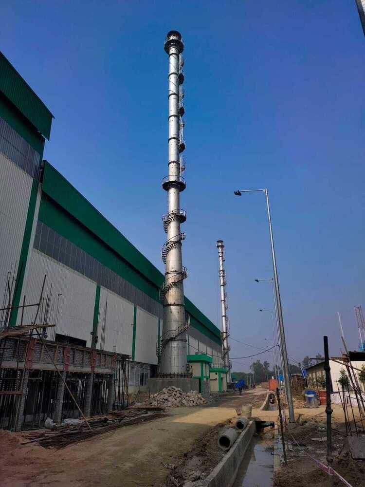 Mild steel chimney