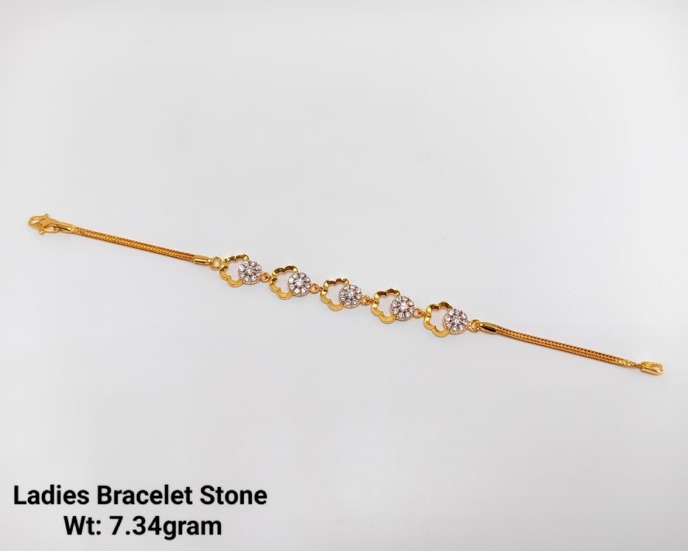 92% Gold Ladies Bracelet Plain