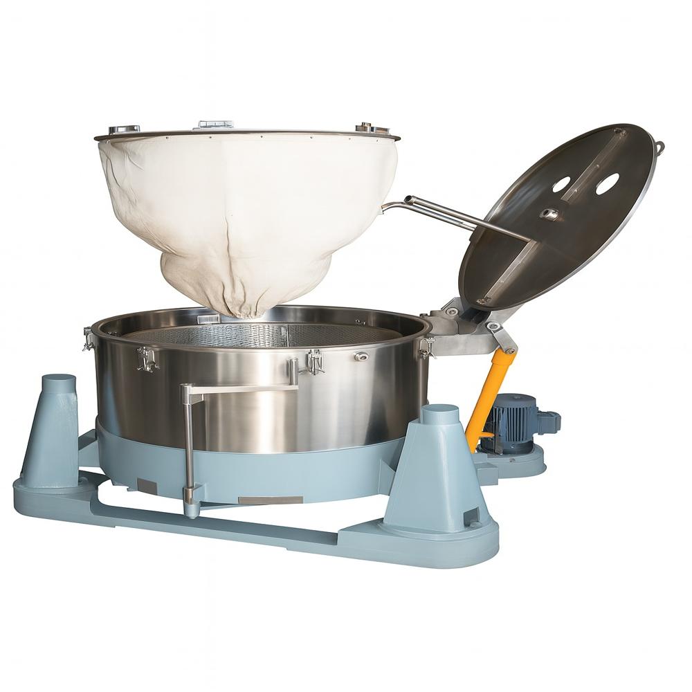 Novel GMP HALAR Coated Self Cleaning Bag Pulling Basket Centrifuge