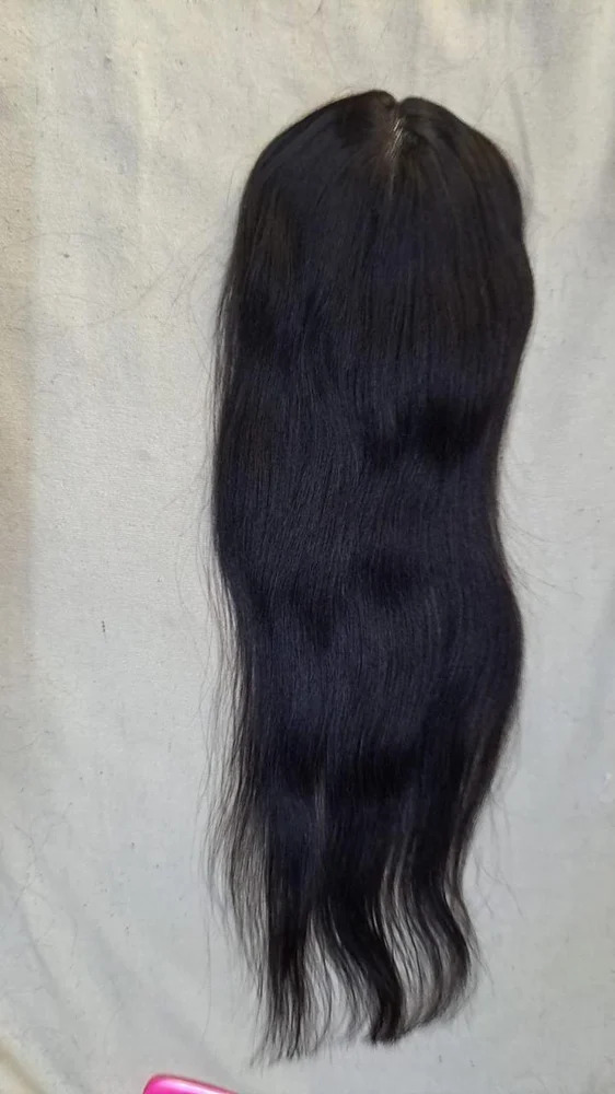 Clip In Hair Toppers Human Hair Silk Base Crown Area Glueless Women Vendor