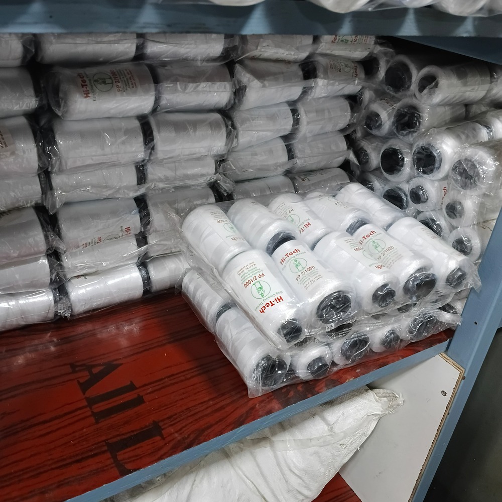 Polyester Packaging Striped - Color: White