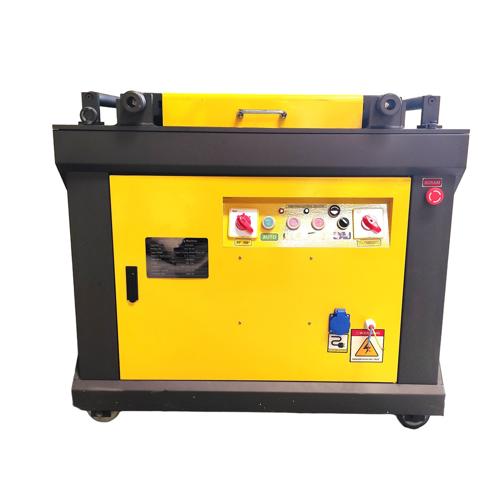 32 Mm Bar Bending Machine - Color: Yellow And Black