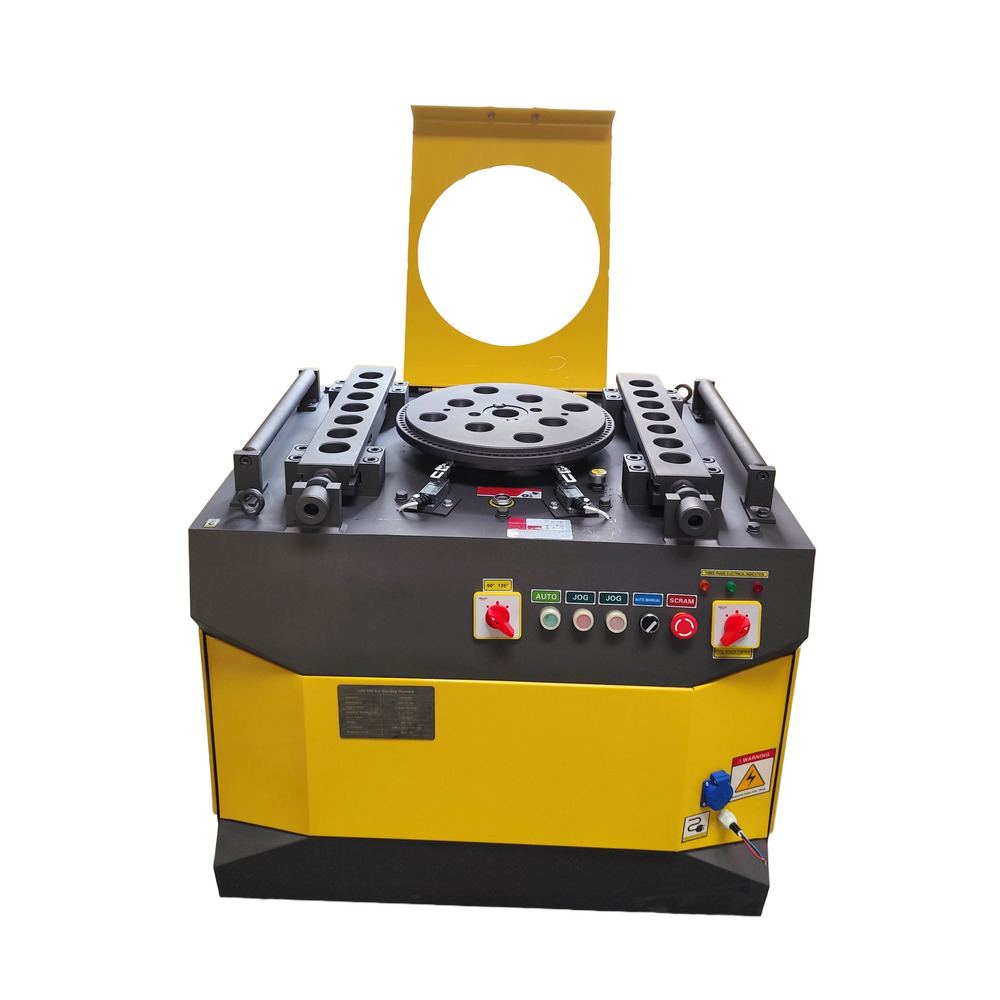 42 Mm Bar Bending Machine - Color: Yellow And Black