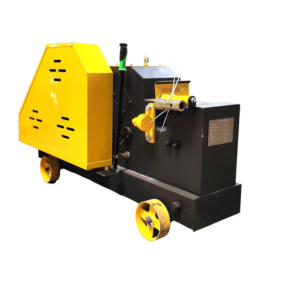 32 Mm Bar Cutting Machine - Color: Yellow
