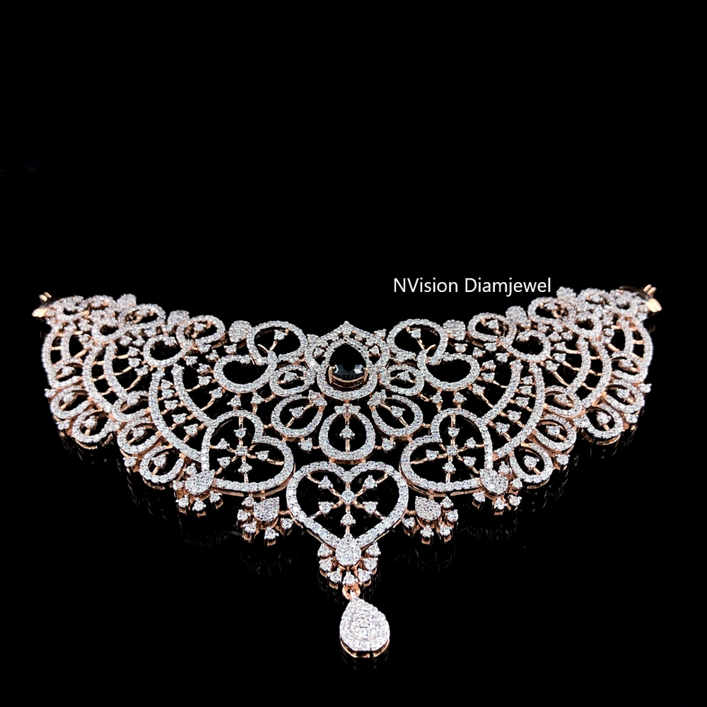 Majesty Gemstone Ruby Labgrown Diamond Mangalsutra Pendant