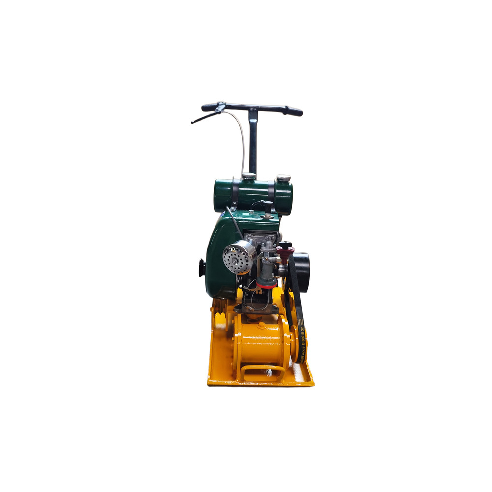 1 Ton Plate Compactor With Vijay Villiers Petrol Engine - Color: Yellow